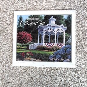 Longaberger Collectors Club‎ 2000 Calendar New Sealed Art Gazebo Hydrangea